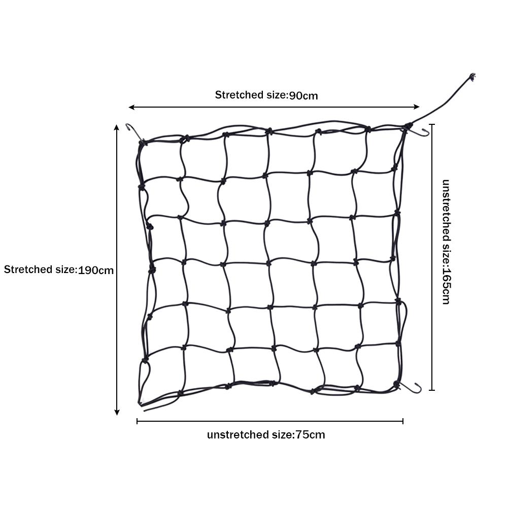 Uniform Light-receiving Elastic Net Polyester Elastic Growing Trellis Net with Removable Hook Support Plants for Garden Fence
