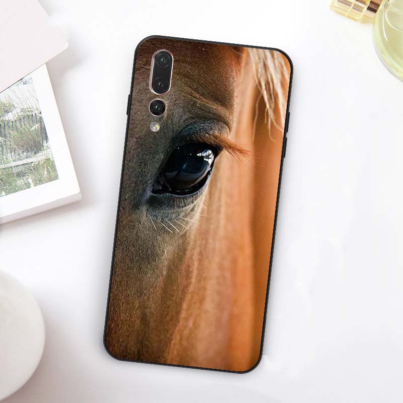 Beautiful Elegant Brown Horses For Huawei Nova 12i 12s 11i 7i 8i Y73 Y70 Y90 Y60 Y72 Y61 Y91 9 10 SE P30 Pro P40 Lite Case Huawei Nova Y91