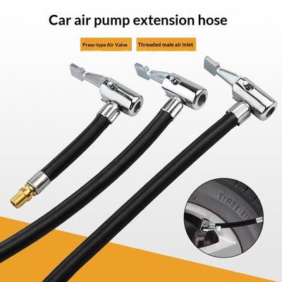 Cannot Deflate Car Bike Motorcycle Car Tire Air Inflator Hose Inflatable Pump Extension Tube Adapter Connection 10cm 20cm 30cm
