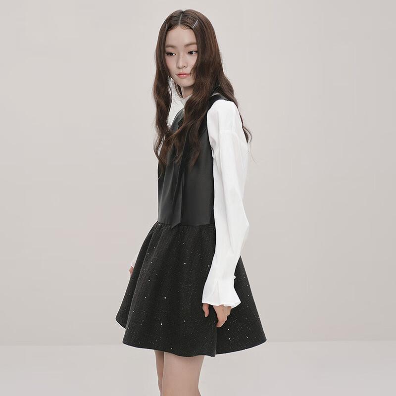 Ledin Prinzessinnen-Stil A-Linien-Kleid mit Seiten-Schleife