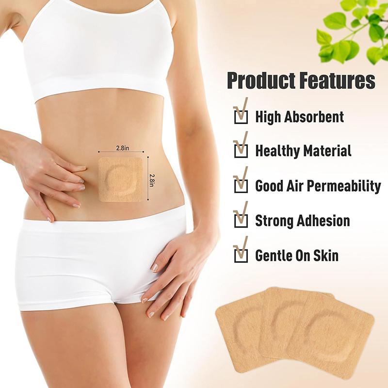 Replacement Disposable Castor Oil Pack Self-Adhesive Universal Adhesive Navel Stickers Seepage Resistant Belly Button Protectors