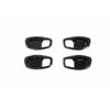 Interior Door Handle Bowl Cover Trim Decor For Jeep Renegade 2016+ Carbon fiber