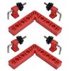 2 Sets 90 degrees  Positioning Square LType Right Angle Adjustable Woodworking Splicing Corner Fixture