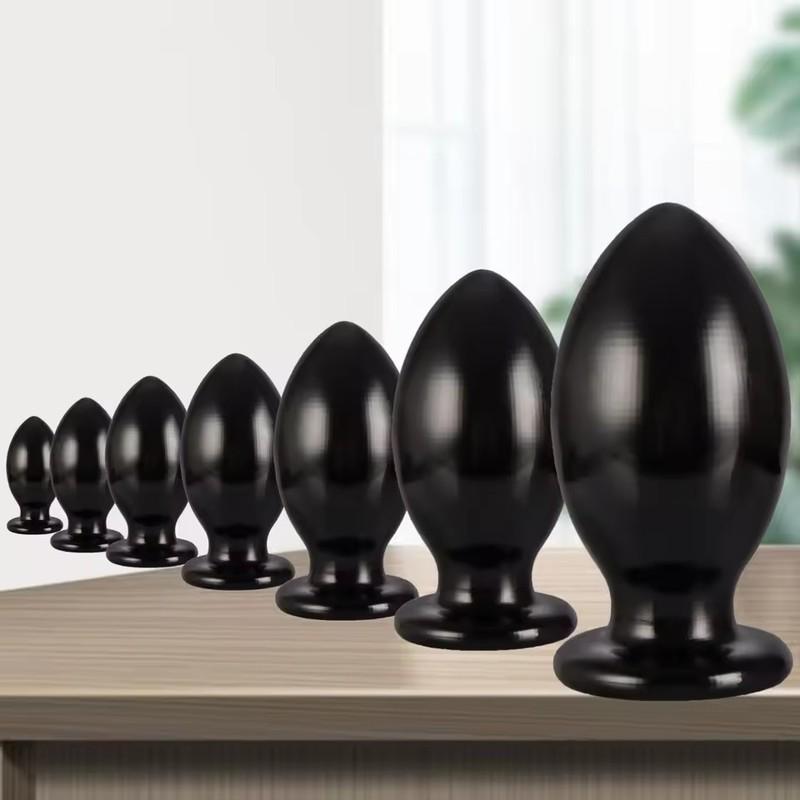 7 Size Buttplugs Anal Beads Balls Cunt Plug Dilatador Anal Plug Sex Toys Small And Big 9.5cm Huge Anal Plug Toys For Women Men