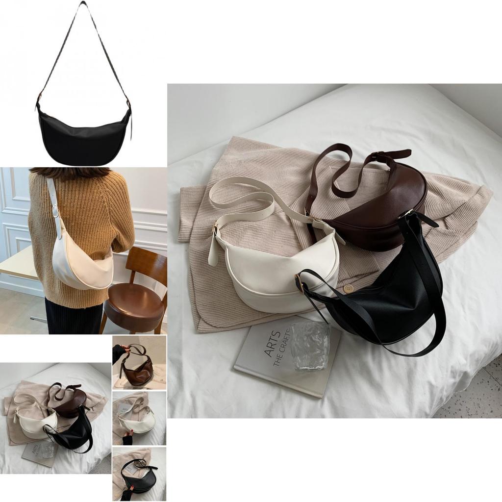 Elegant Pu Dumpling Shape Handbag For Women 2021 Fall Season Fashionable
