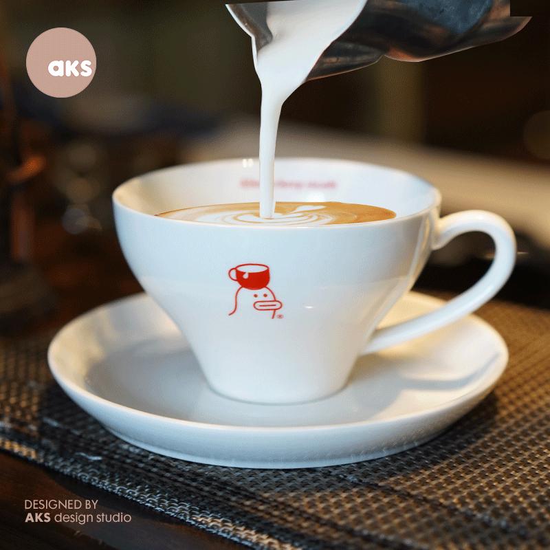 

AKS European Style Ceramic Coffee Cup Set