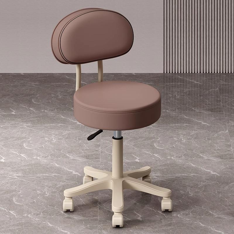 Beauty Salon Swivel Stool: Hairdresser, Nail Technician, Makeup Artist, Barber Wheeled Chair
