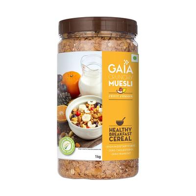 Crispy Muesli Fruit Fusion (1 Kg), Crunchy Muesli Fruit Fusion, Gaia