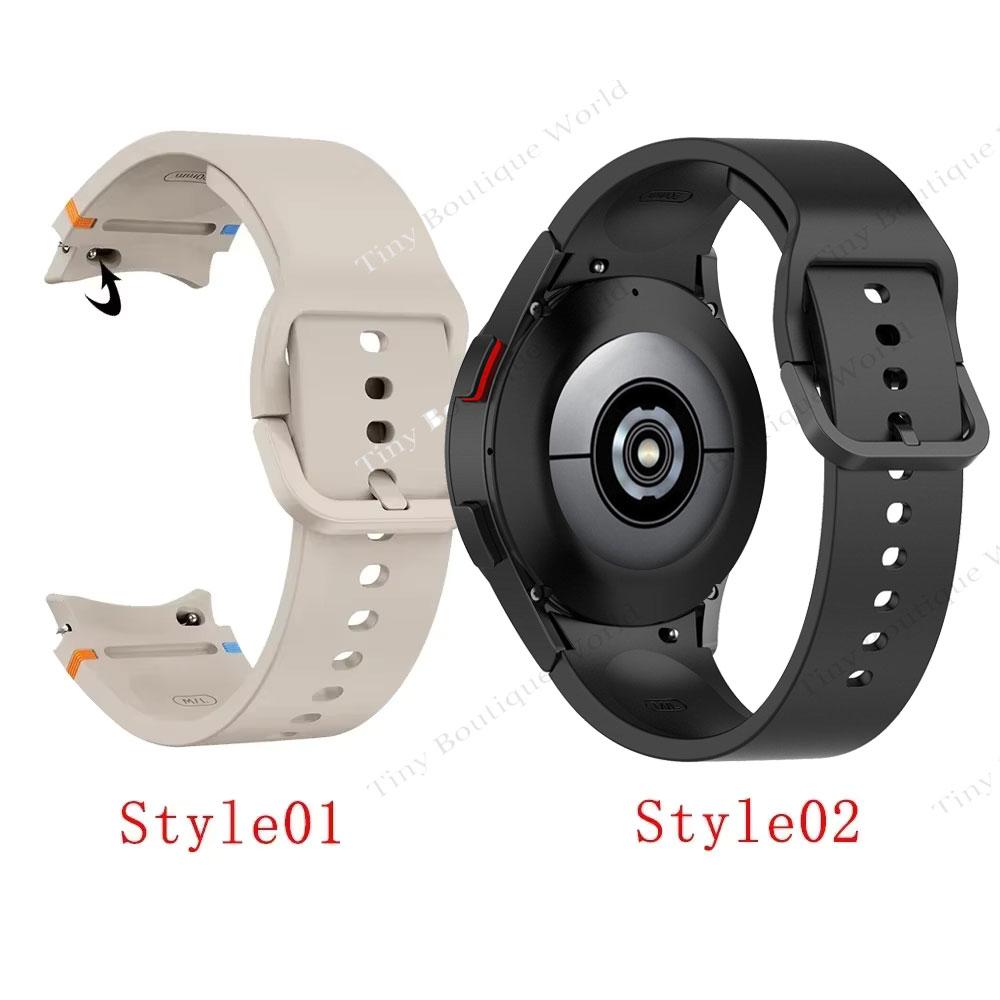 No Gaps 20mm Silicone Band for Samsung Galaxy Watch 7 6 4 Classic 42mm 46mm 43mm Strap for Galaxy Watch 4 5 Pro 6 Watchband