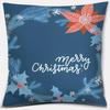 Christmas Themed Throw Pillow Cover with Short Plush Print for Living Room Decoration Cushion Cover Pillow Covers Decorative
