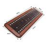 Natural Jade Tourmaline Heated Mat with Photon Light & Adjustable Temp (60x150cm)