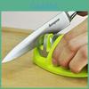 Grinder Knife Scissors Stone Steel Mini 2 Stage Double Groove Rod Sharpener Grindstone