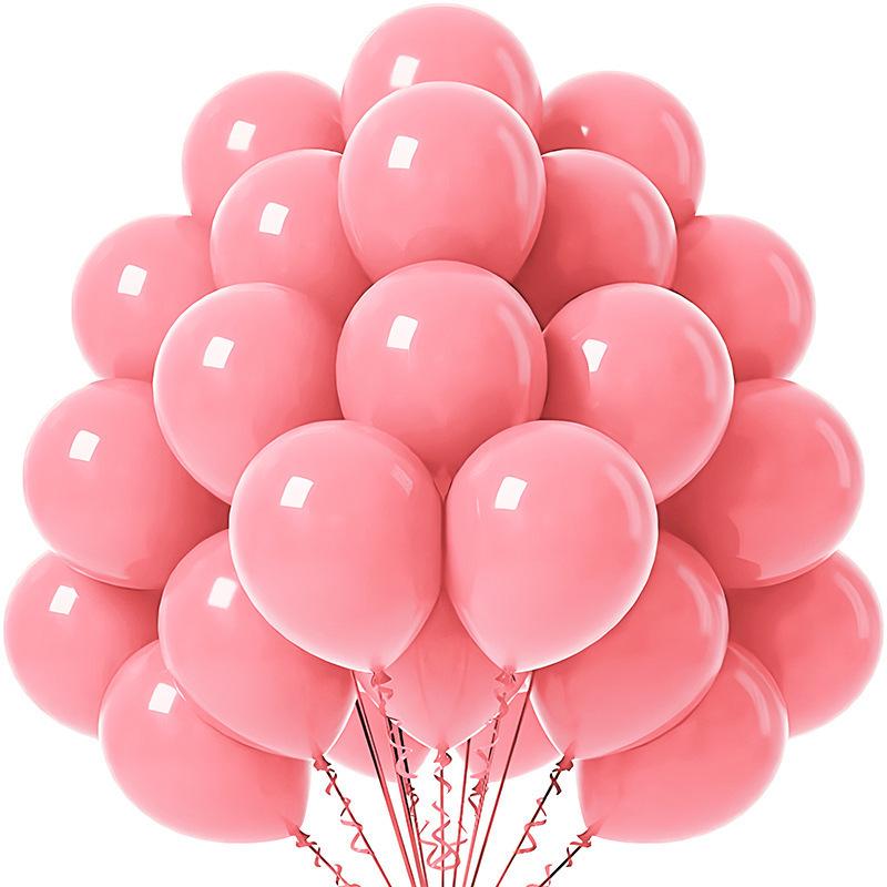 20-Pack 10-Inch Solid Color Balloons for Birthday, Wedding, or Event Decoration