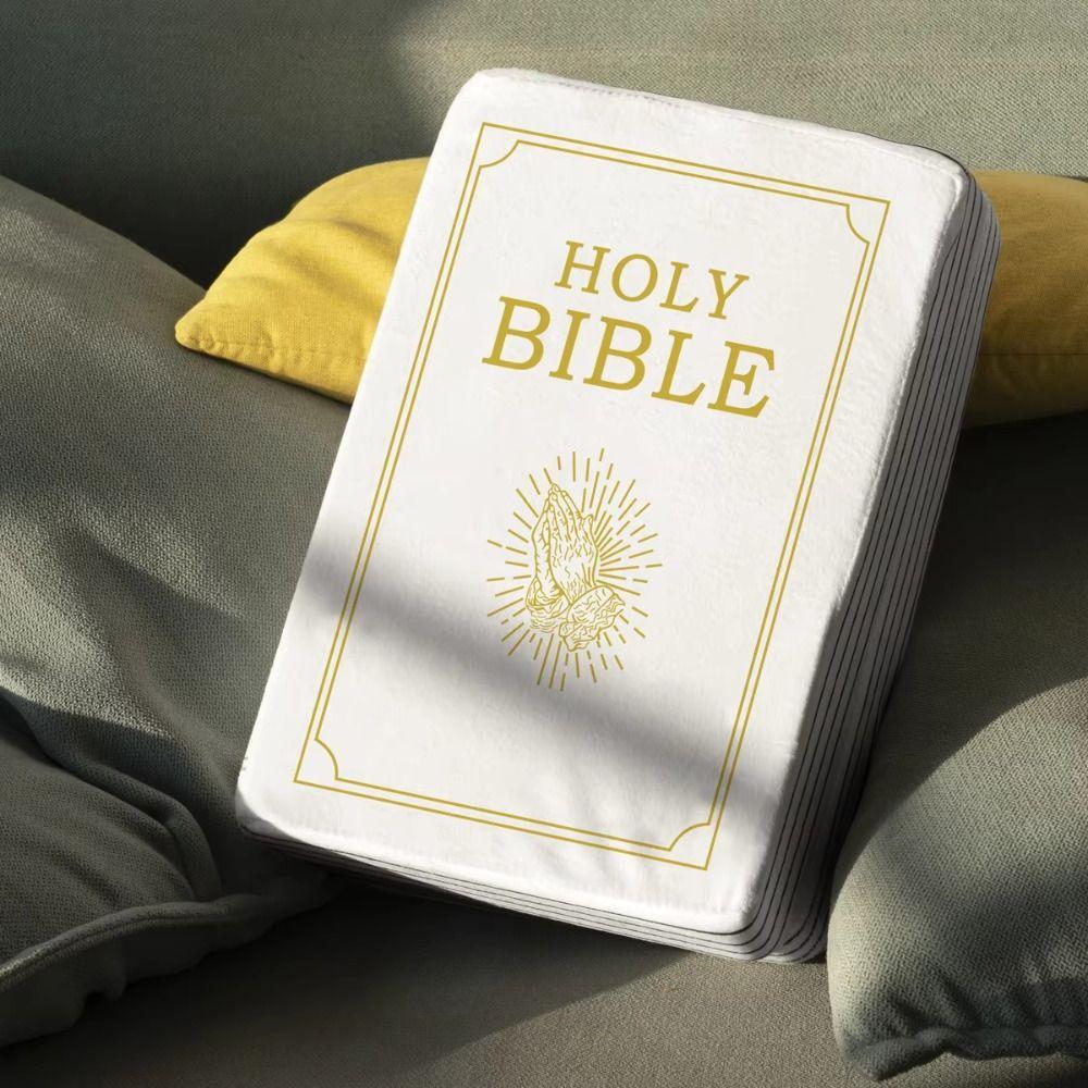 Sofa Cushion Bible Pillow Plush Toy Bible Cushion Living Room Bible Throw Pillow  Kids Toy