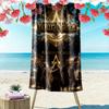 Name Custom Assassin Creed Print Beach Towel, Large Soft Quick Dry Towel for Beach Camping Swimming