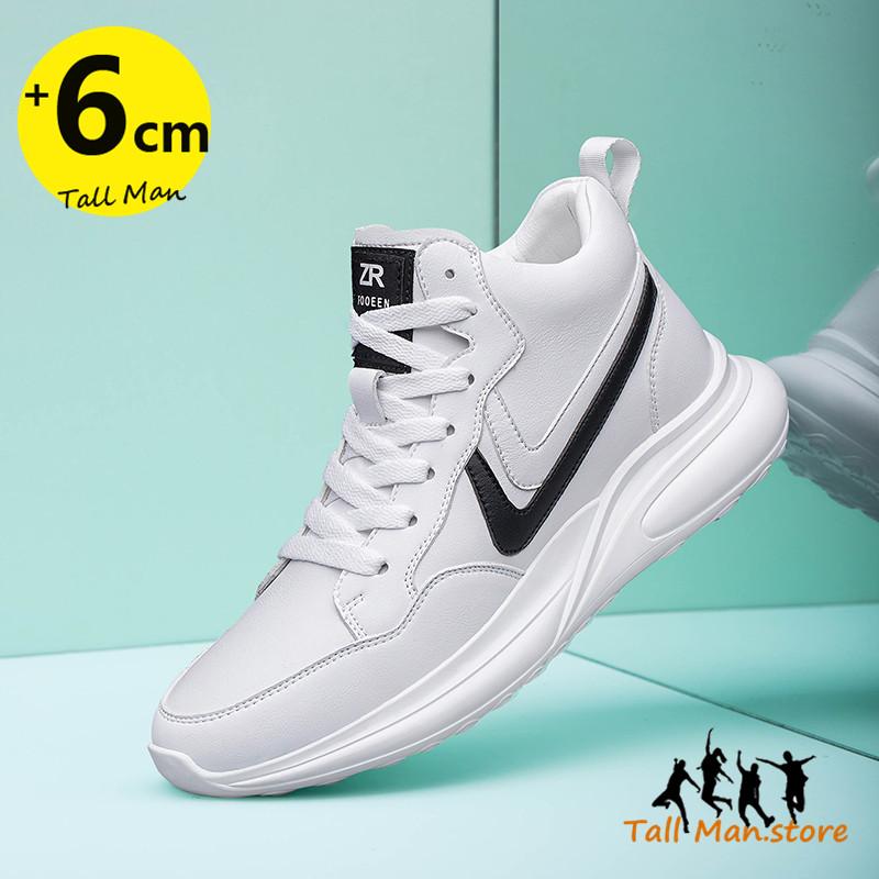 Sneakers Elevator Shoes Men Sports  Heightening  Height Increase Insole 6cm Man Daily Life High Tall
