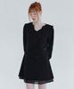 Micene Lior Mini Dress - Ruffle Blouse Set