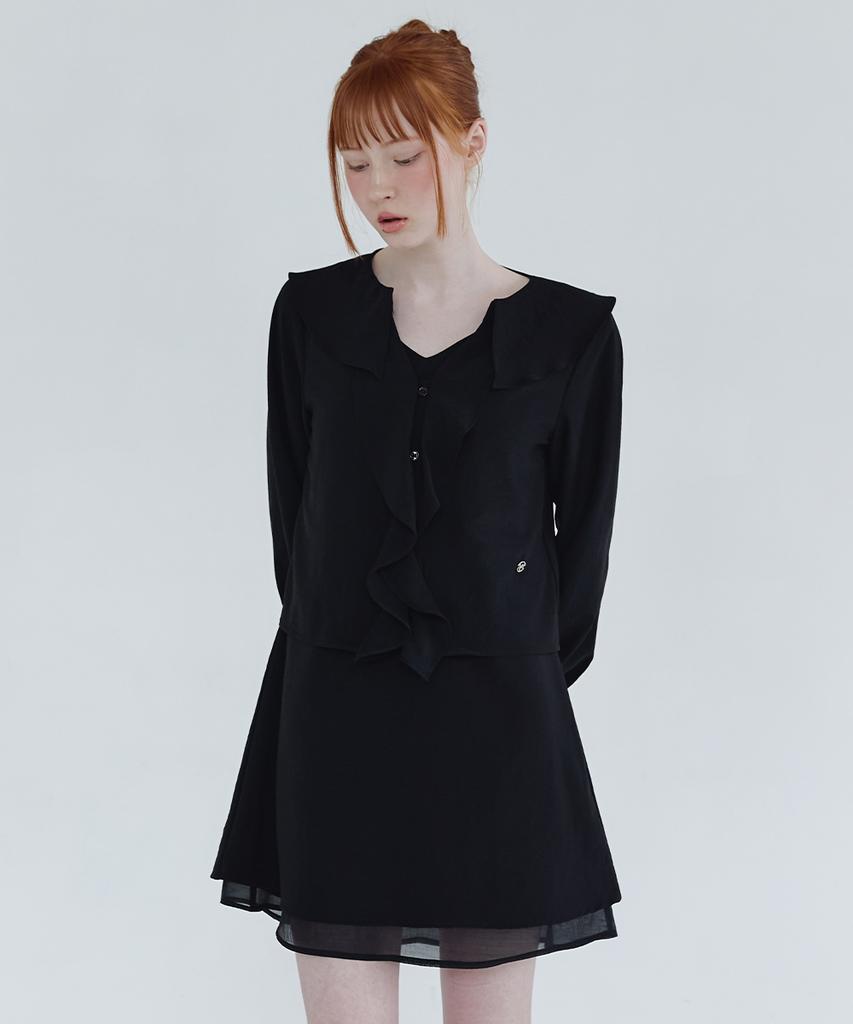 Micene Lior Mini Dress - Ruffle Blouse Set