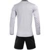 Kelme Men's Goalkeeper Jersey Set, Long Sleeve, Soccer Goalkeeper Training Wear, Light Gray, Size 2XL