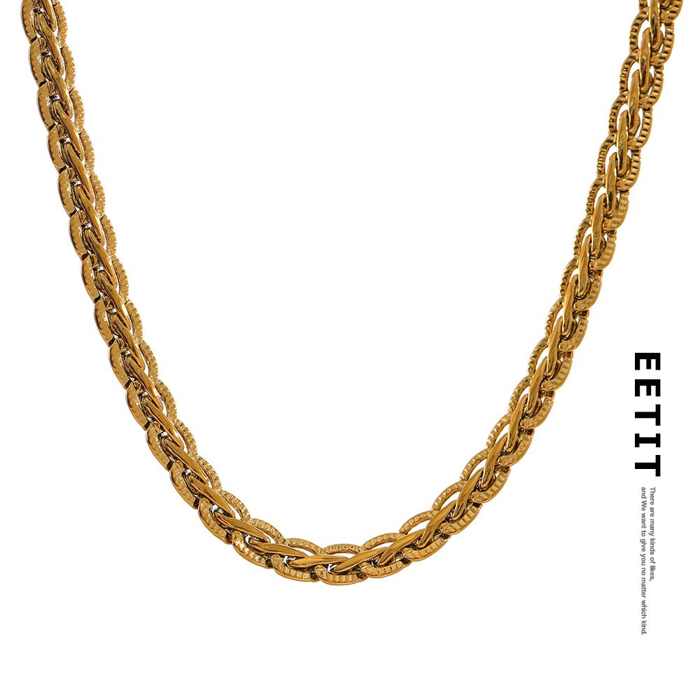 

Ожерелье Eetit с золотым воротником-цепочкой из нержавеющей стали для женщин