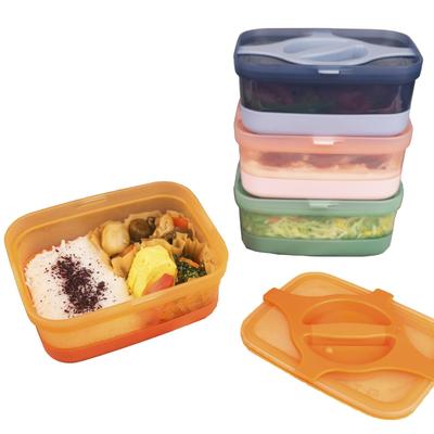 Lunchbox, Airtight, Leak-proof, One-touch Opening and Closing, Food Storage Container, Large Capacity, Microwave Safe, Dishwasher Safe, Disassembled F