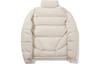 Li Ning Down Jackets Unisex Oat Gray Stand Collar Moderate Down Jacket AYMT033-1