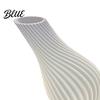 Home Decor Vase 3D Printed Ribbed Flower Vase, Decorative Plastic Table Centerpiece Holder Container for Office Living Room