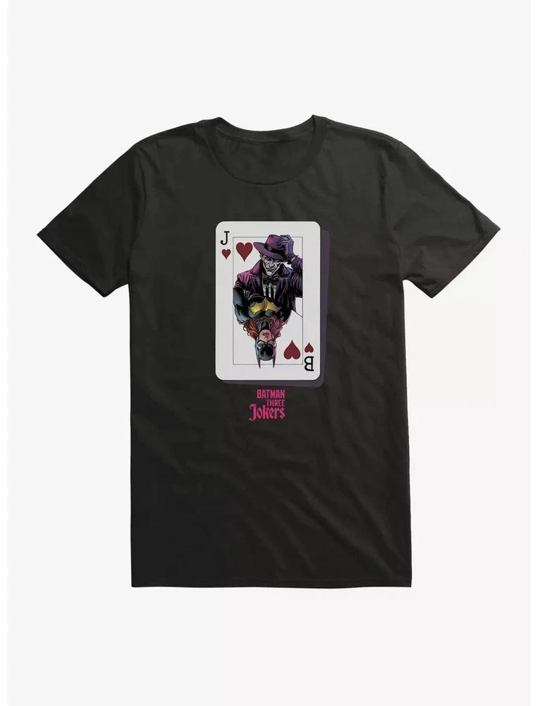 Comics Jokers Batgirl Joker Card Black TShirt S