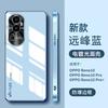 Suitable for opporeno1 mobile phone case, new high-end protective case, straight edge glass, ice metal lens, anti-drop.