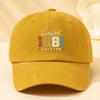 A Stylish Unisex Baseball Cap with a  Print Featuring a Classic Vintage Washed Design Lightweight And Curved Brim Suitabl