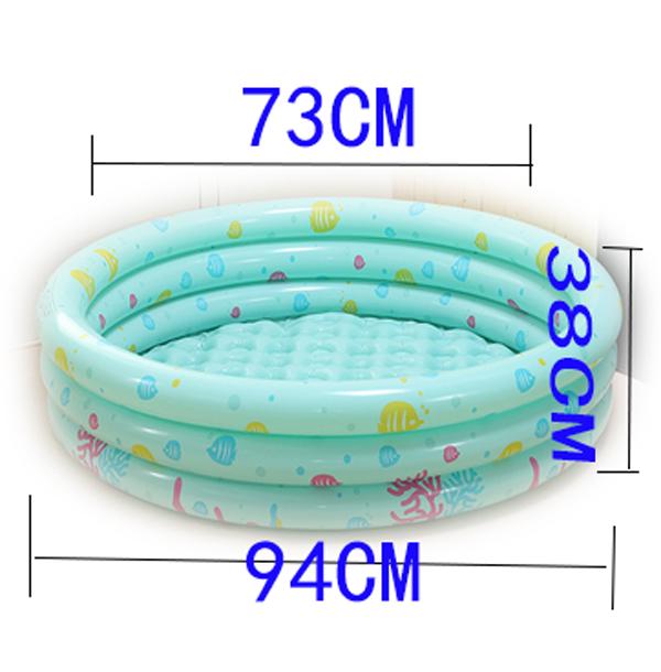 

Детский надувной сухой бассейн 80 зелёный