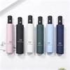 8 Ribs Automatic Folding Umbrella Anti UV Sun Protection Windproof Compact Rain Parasol For Travel