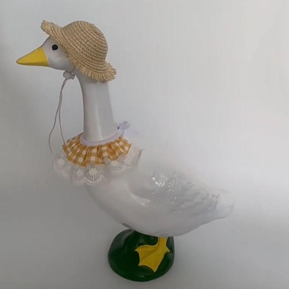 Creative Goose Hat Scarf Handcrafted Poultry Costume Porch Goose Costume Pet Ornaments
