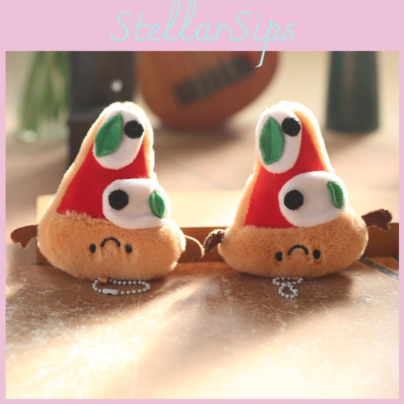 Pizza Jellycat Plush Toy Stuffed Keychain Backpack Decor With Short Plush
