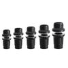 Aquarium Drain Line Connector Set for Pet Habitat Care, Screw-Lock Pipework Body with Seal Washers for Filter Line Work