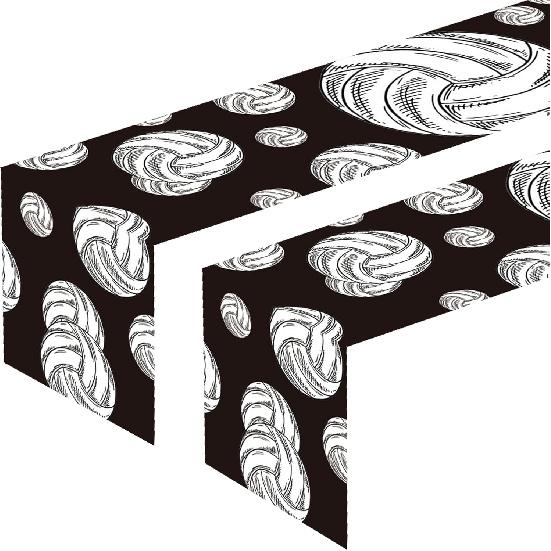 2 Pack Volleyball Table Runner Party Supplies Sport Volleyball Game Themed Table Cover Birthday Party Decorations Volleyball Tablecloth-72x12 Inch
