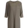 Shop   Women Round A Line 7 Point pleAted Long Dress chArcoAl Ble Wdr 1745
