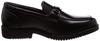 Waterproof, wide 4E width, lightweight loafers for men, U-tip, black, size KL583, size 25cm