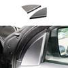 Matte Silver 2PCS Cover Trim For Ford Explorer 2011- A Pillar Front Triangle