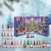 2025 Christmas Gnome Holidays Advent Calendar 24 Days Xmas Countdown Calendar Gnome Plush Christmas Countdown Calendar for Kids