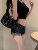 Women's High Waist Slim Stretch Jeans & Shorts - Summer 2024 Collection