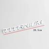 3D Metal TITANIUM LOGO REAR BOOT FENDER BADGE EMBLEM For Ford Ecosport Fiesta Focus Mondeo Edge Escape Kuga Galaxy 2014+
