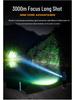Rechargeable Type-C Flashlight with COB Side Light for Outdoor and Emergency Use