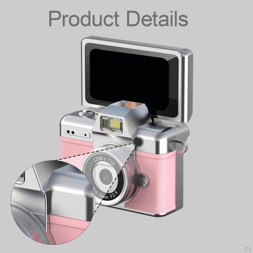 Mini Keychain Digital Camera Portable Vlogging for Kids Daily Concert