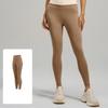 Leggings da donna a vita bassa aderenti a nove punti, pantaloni casual da yoga con sollevamento fianchi