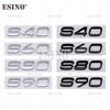 Car Styling 3D ABS Adhesive Rear Trunk Emblem Badge Sticker Decal for S40 S60 S80 S90