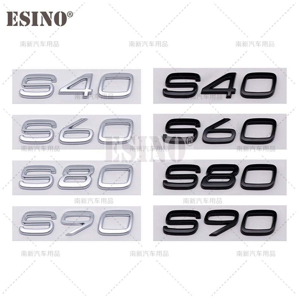 Stylizacja Samochodu 3D ABS Samoprzylepna Tylna Klapa Bagażnika Emblemat Odznaka Naklejka Decal dla Volvo S40 S60 S80 S90