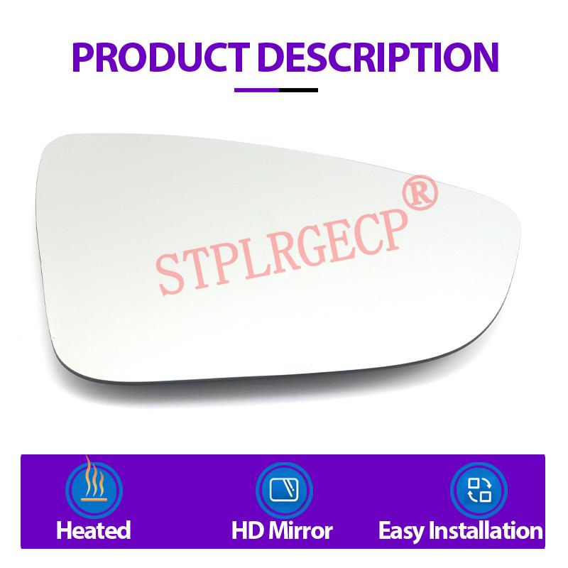 1 PC Door Wing Mirror Glass Heated Left Right Side Car-styling Rearview Mirror for Chevrolet Sail 15-18 Aveo 18-22