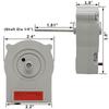 Energy Efficient Fridge Fan Motor Low Noise Operation Cooling System Component