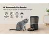 Smart 4L Remote-Controlled Automatic Pet Feeder with App, Timed Feeding & Graffiti Design for Cats and Dogs